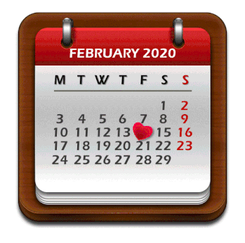 Calendar Happy Valentine_s Day Powerpoint Animation